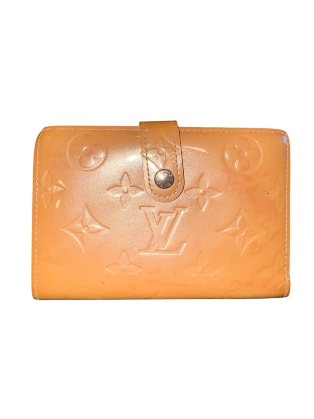 Louis Vuitton Vernis French Purse Wallet in gold